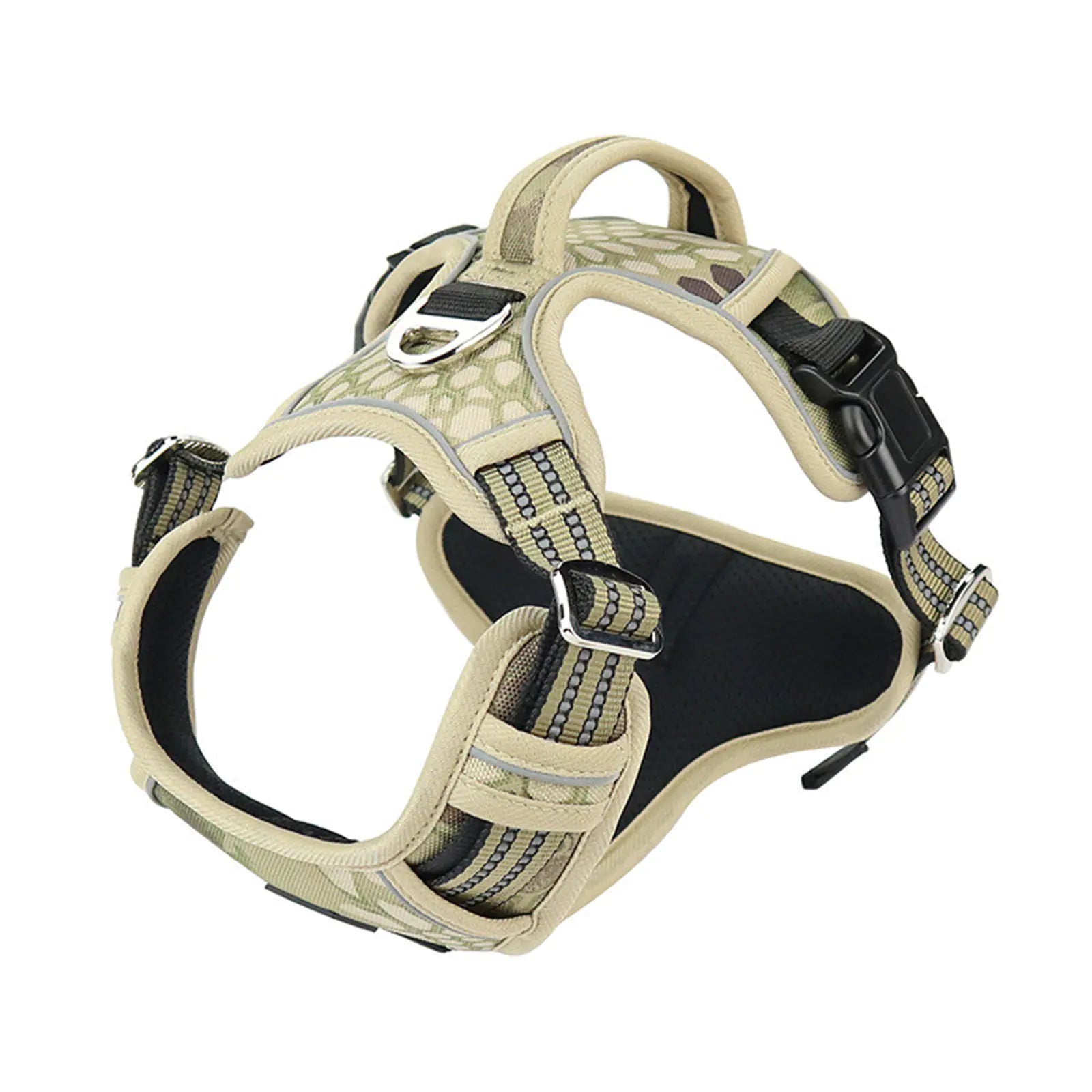 Durable Waterproof Pet Harness with Vertical Handle